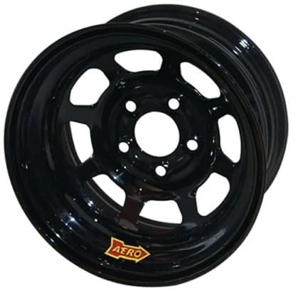 Aero Race Wheels 15x10 2in 5.00 Black