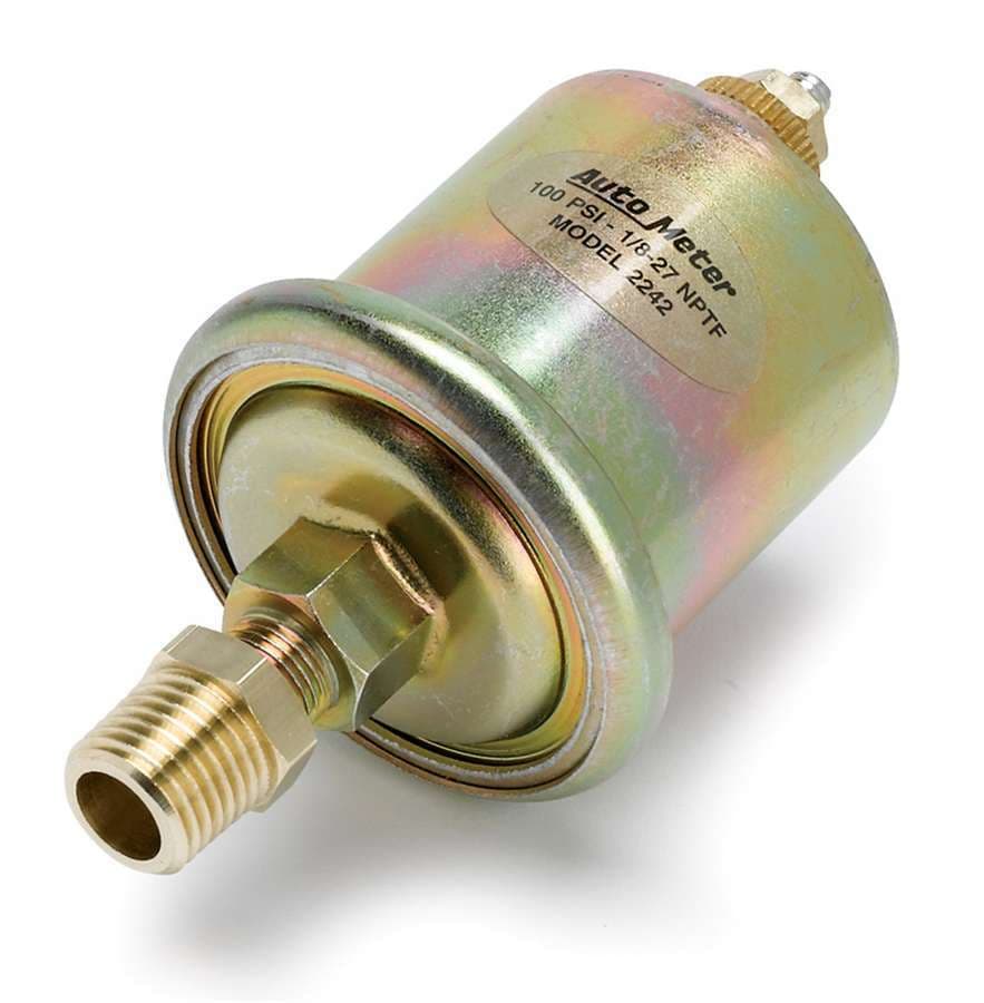 AutoMeter AutoMeter 2242 SENSOR, OIL PRESSURE, 0-100PSI, 1/8 NPT MALE, FOR SHORT SWEEP ELEC.