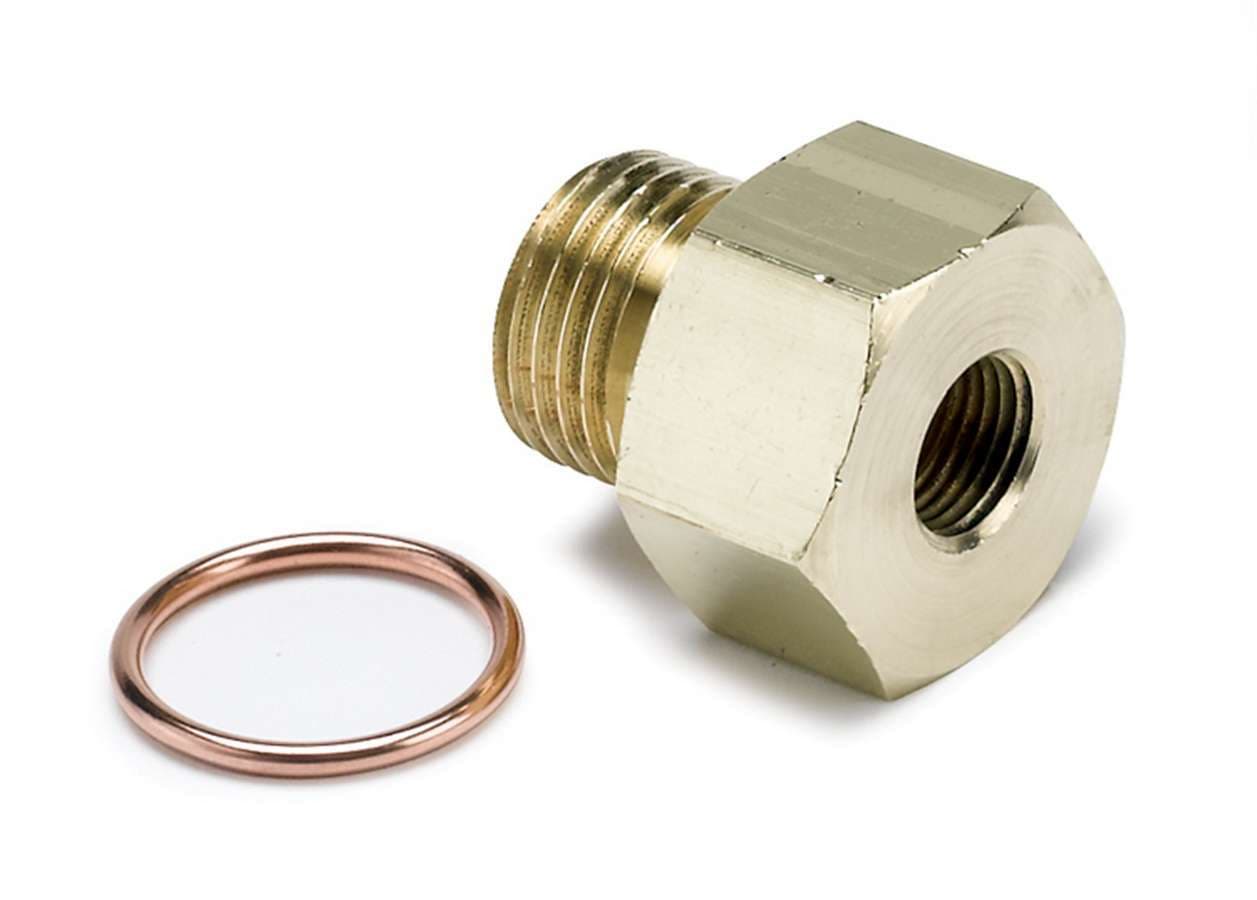 AutoMeter 2268 FITTING, ADAPTER, METRIC, M16X1.5 MALE TO 1/8 NPTF FEMALE, BRASS