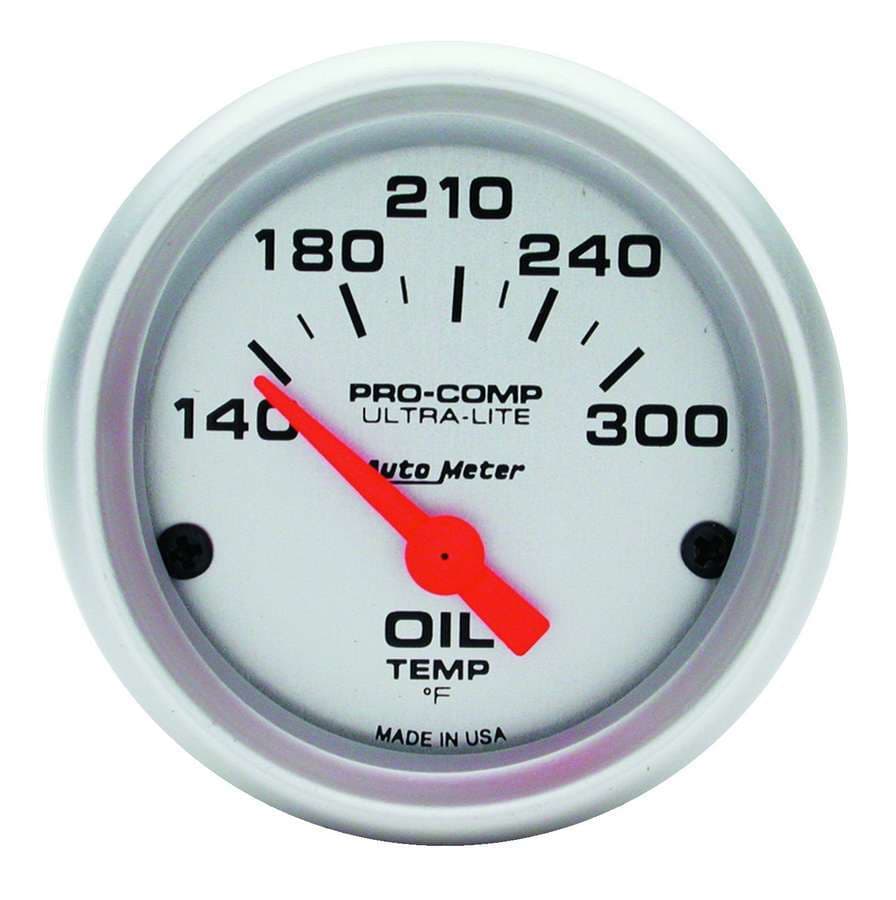 AutoMeter 2-1/16 in. OIL TEMPERATURE, 140-300 Fahrenheit, ULTRA-LITE