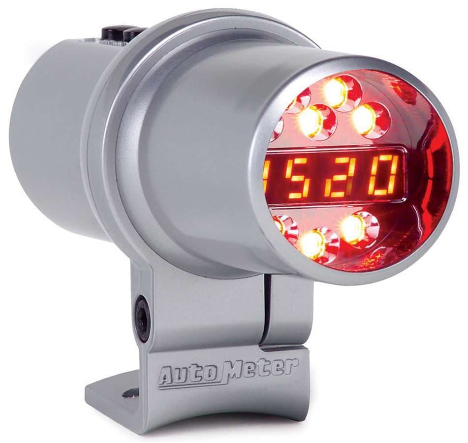 AutoMeter AutoMeter 5344 SHIFT LIGHT, DIGITAL W/ AMBER LED, SILVER, PEDESTAL MOUNT, DPSS LEVEL 1