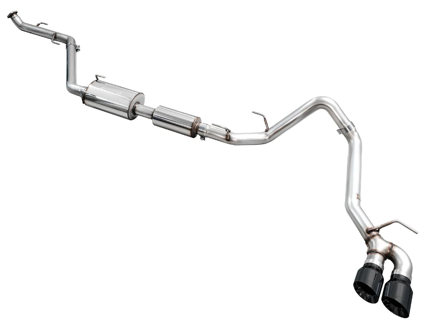 AWE Tuning AWE 0FG Exhaust for 4th Gen Toyota Tacoma - Dual Diamond Black Tips