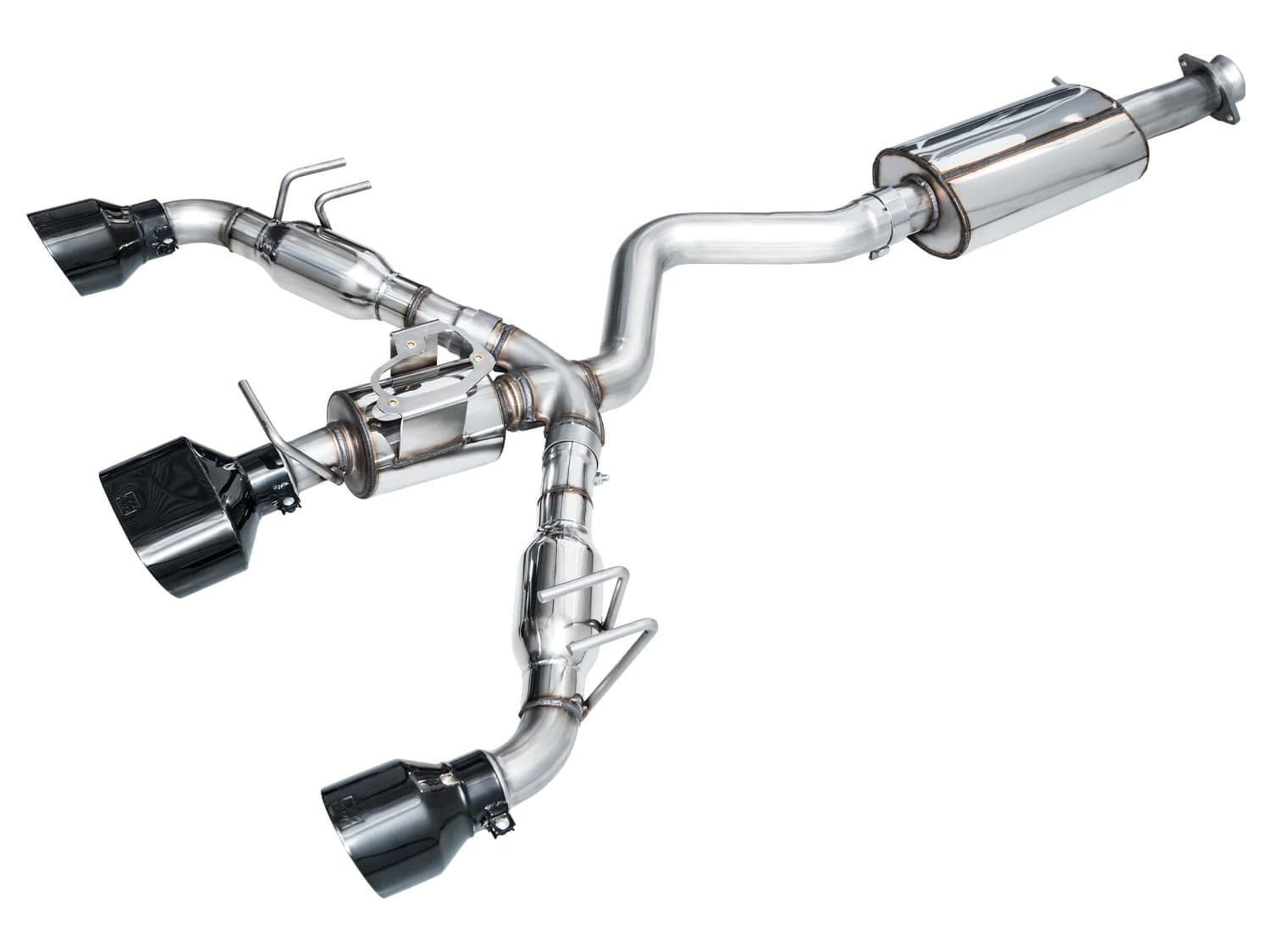 AWE Touring Edition Exhaust for GR Corolla - Diamond Black Tips