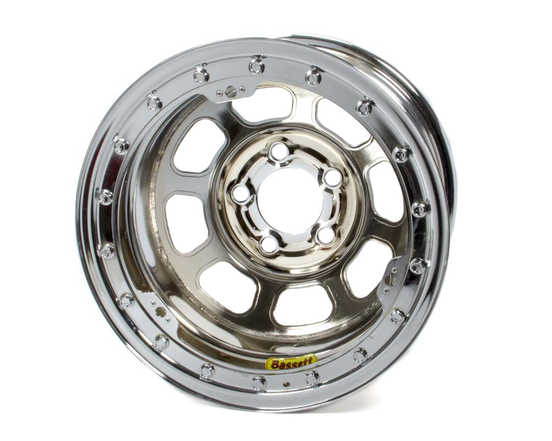 Bassett 15 x 8.75 B/L Chrome 5x5 2in BS D-Hole