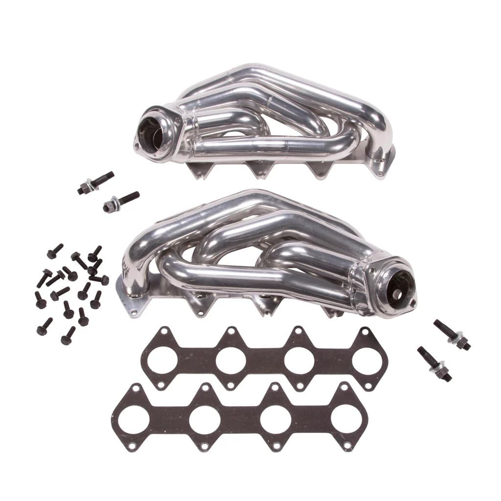 Ford Mustang GT 1-5/8 Shorty Exhaust Headers Polished Silver Ceramic 05-10 product image