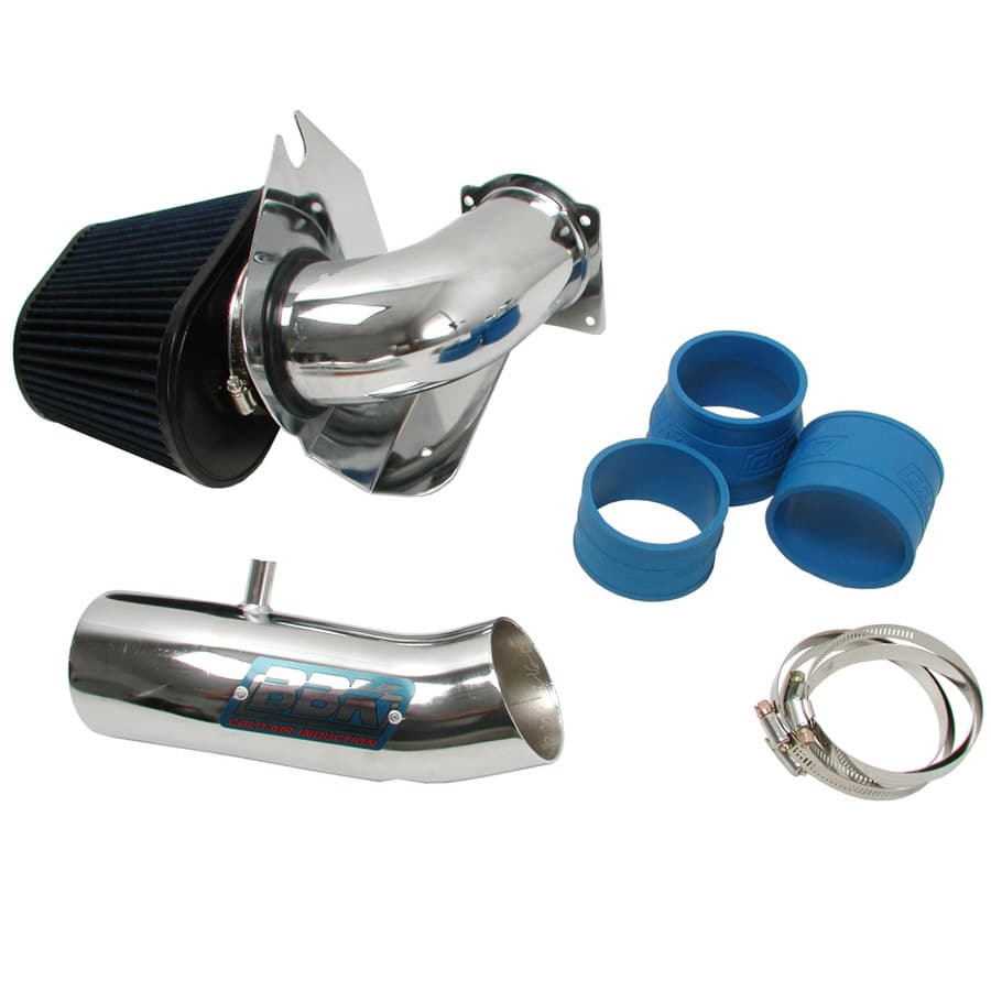 BBK Performance Parts BBK MUSTANG 5.0 COLD AIR INTAKE - FENDERWELL STYLE (Powder Coated Chrome)