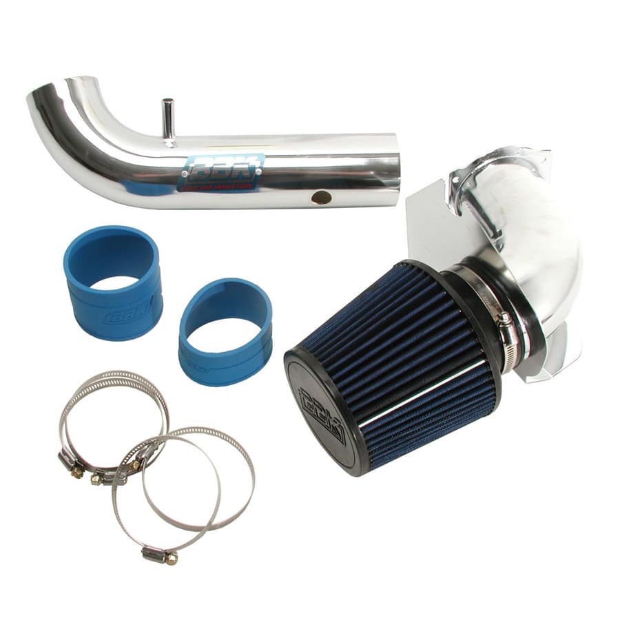 BBK Performance Parts BBK 1994-1998 MUSTANG 3.8L V6 COLD AIR INTAKE (Powder Coated Chrome)