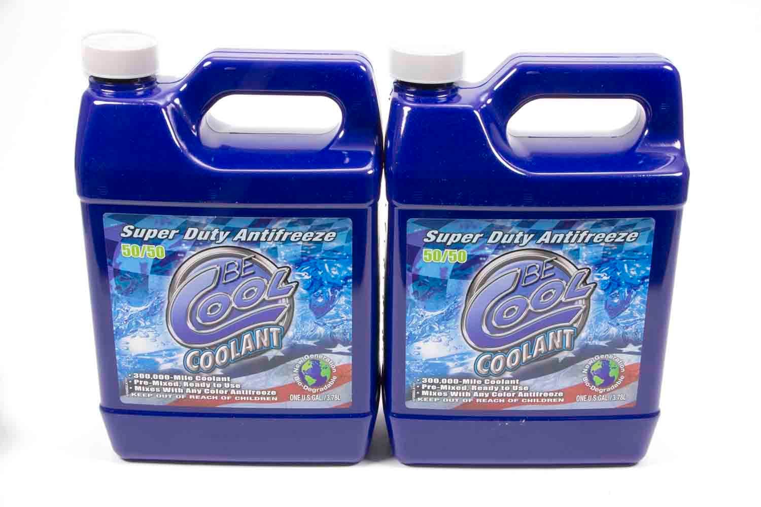 Be Cool Super Duty Antifreeze Be Coolant Carton of Two 1 Gallon Containers Be Cool Radiator