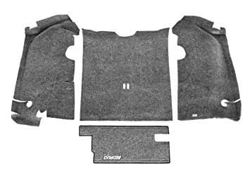 BedRug 9706 WRANGLER 4PC REAR CARPET CARGO KIT GREY BEDRUG INCLUDES TAILGATE
