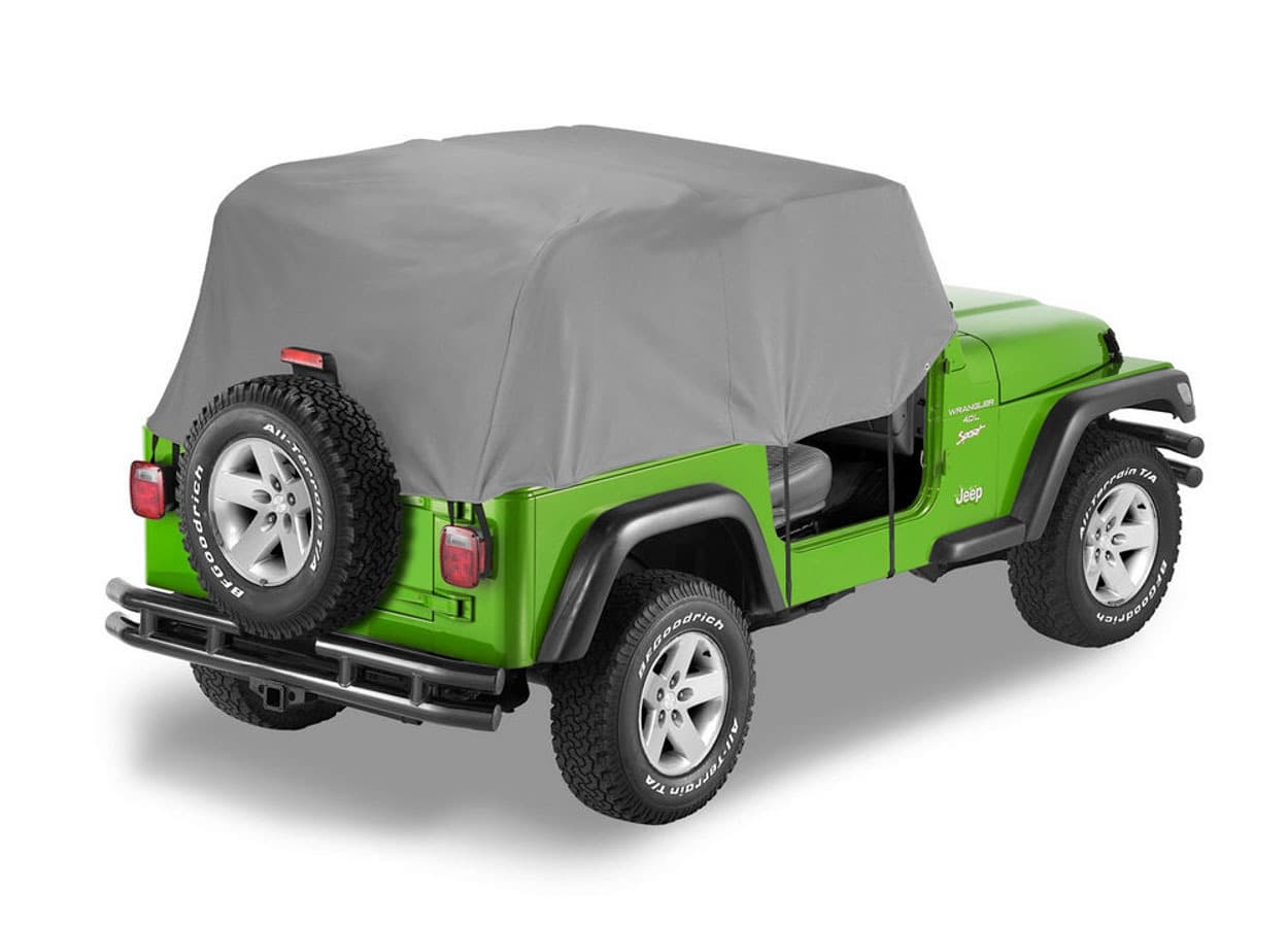Bestop All Weather Trail Cover - Jeep '97-06 Wrangler TJ Exc. Unlimited (Charcoal / Gray)