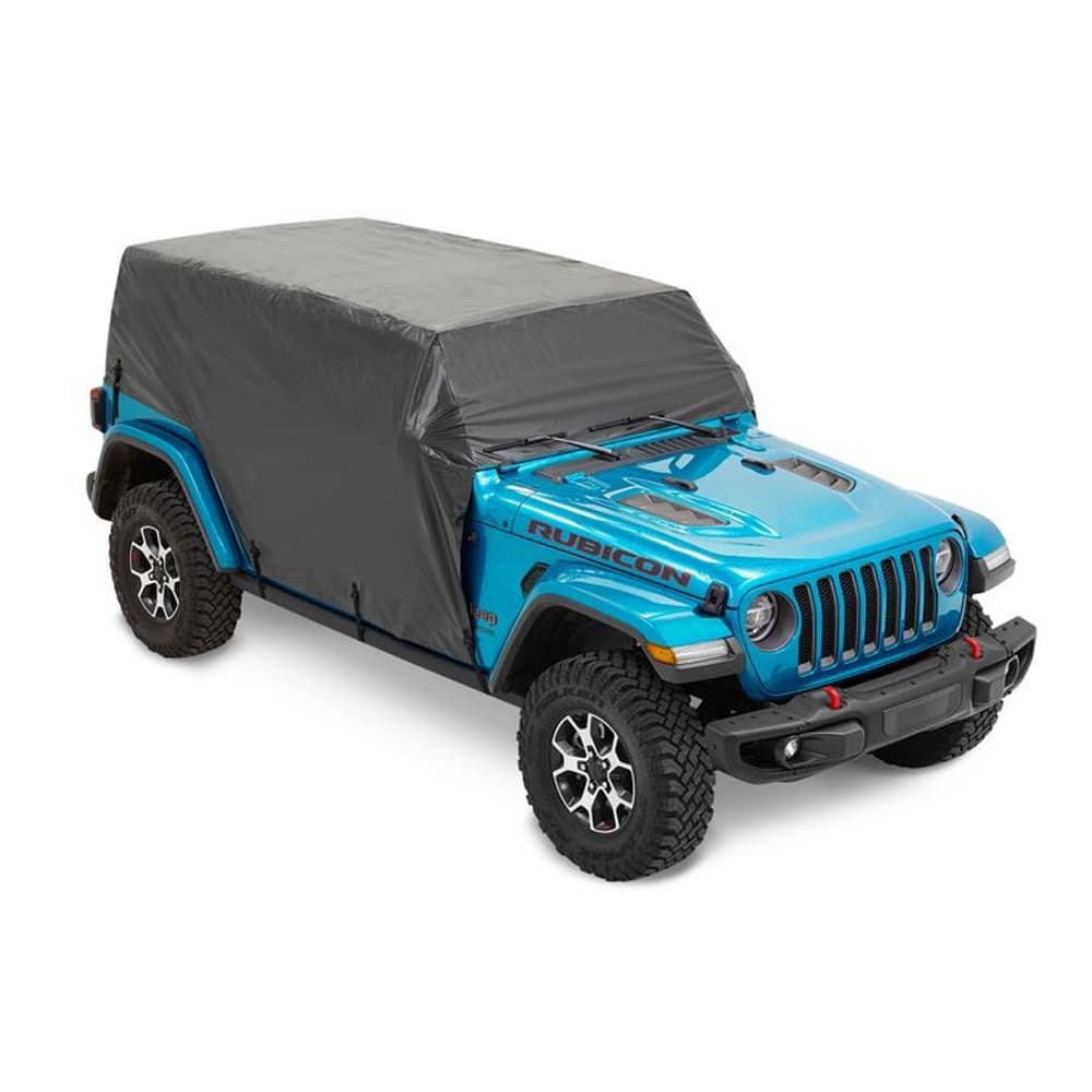 Bestop All Weather Trail Cover - Jeep '07-18 Wrangler JK / '18-26 JL 4-Door (Black, Hard Top)