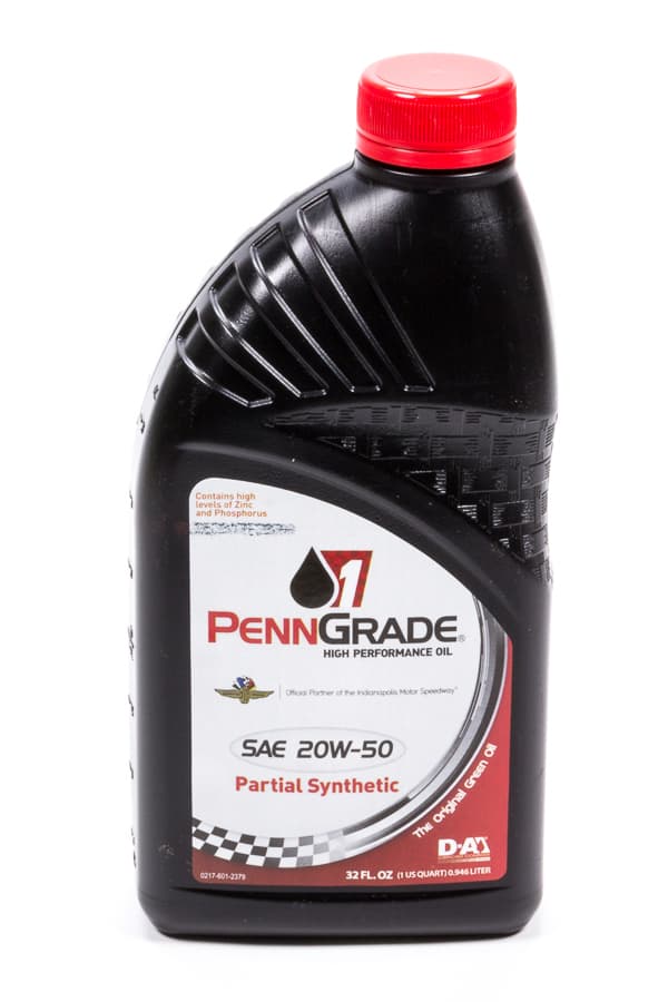 PennGrade 1 Synthetic Blend High Perf Oil SAE 20W50 12 Qt (SOLD AS CASE)