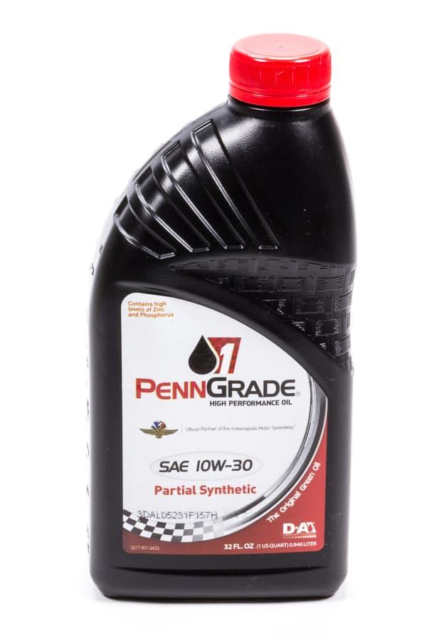 PennGrade 1 Synthetic Blend High Perf Oil SAE 10W30 3 Gal Qt Case