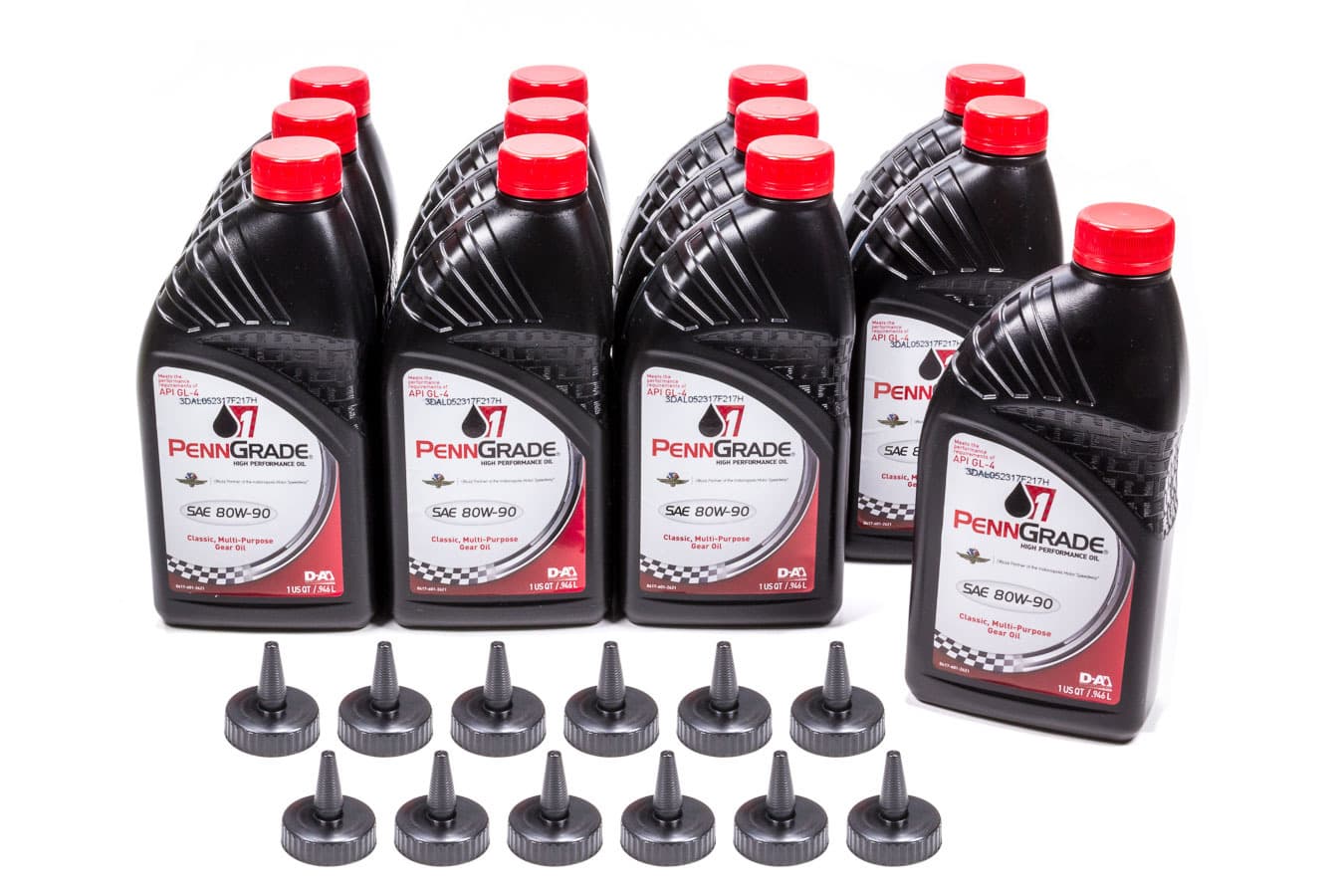 PennGrade 80w90 Hypoid Gear Oil Case 12 x 1 Qt. GL-4