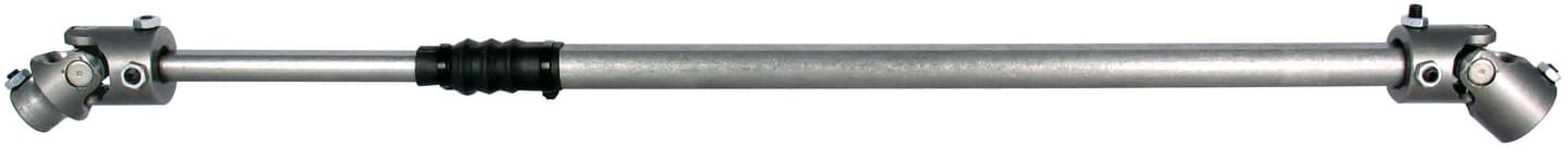 Borgeson - Steering Shaft - P/N: 000910 - 1976-1986 Jeep CJ heavy duty telescopic steel steering shaft. Connects from factory column to steering box. For Jeeps with power steering.