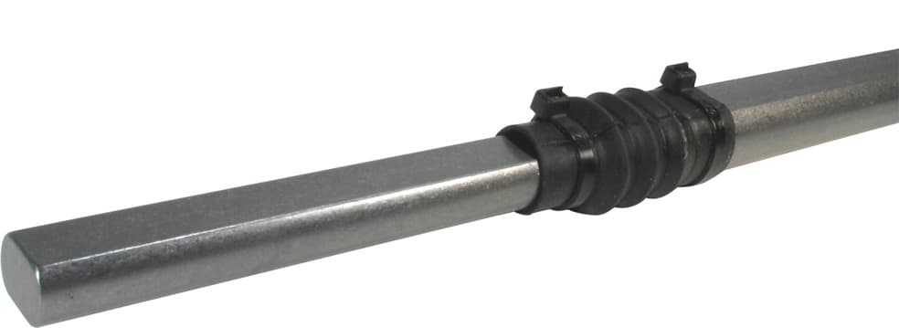Borgeson - Steering Shaft - P/N: 450024 - Steel telescopic steering shaft. 24 in. Extended length with 3/4 in. Double-D and 1 in. Double-D ends.