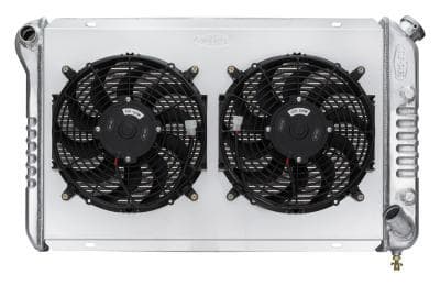 COLD-CASE Radiators Cold Case Radiators 77-82 Corvette Aluminum Radiator Dual 12 Inch Fan Kit Cold Case Radiators CHV718AK