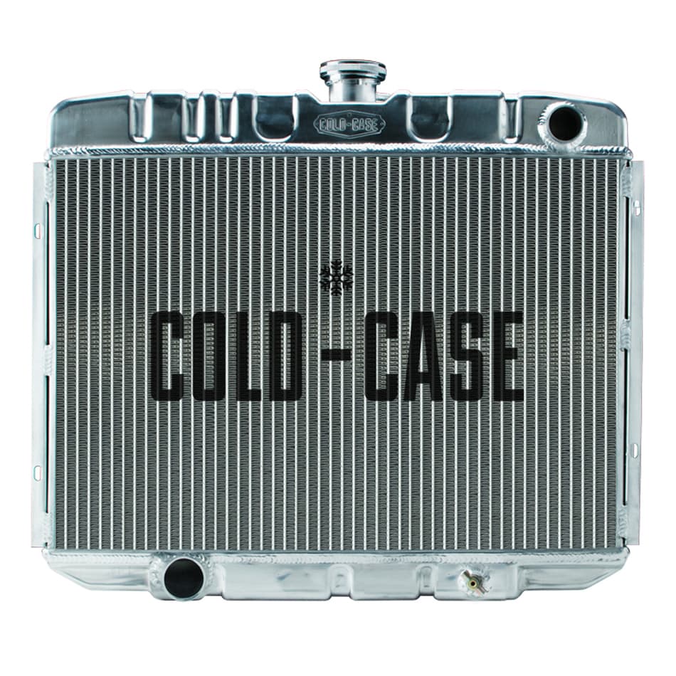 COLD-CASE Radiators 67-70 Mustang BB 24 Inch Aluminum Performance Radiator MT Cold Case Radiators