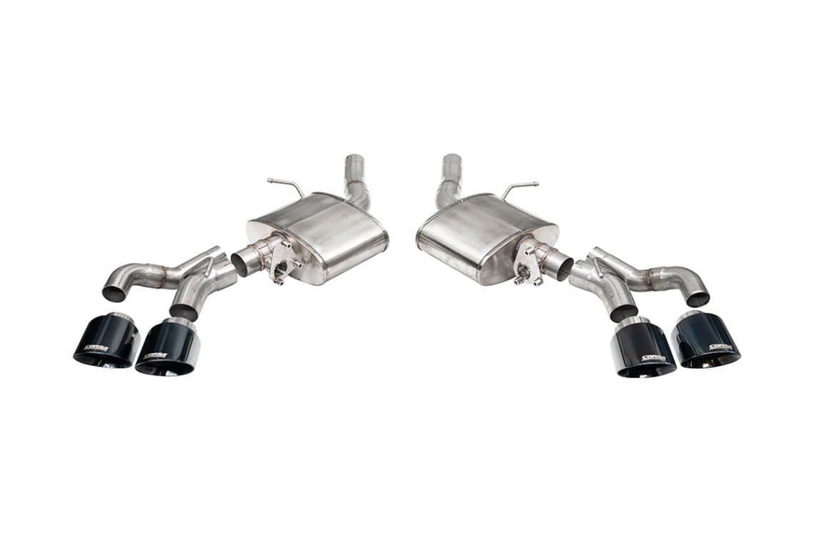 3in. Axle-Back Exhaust with Dual Mode Active Exhaust; Dual Rear Exit with Twin 4.5in. Pro Series Tips