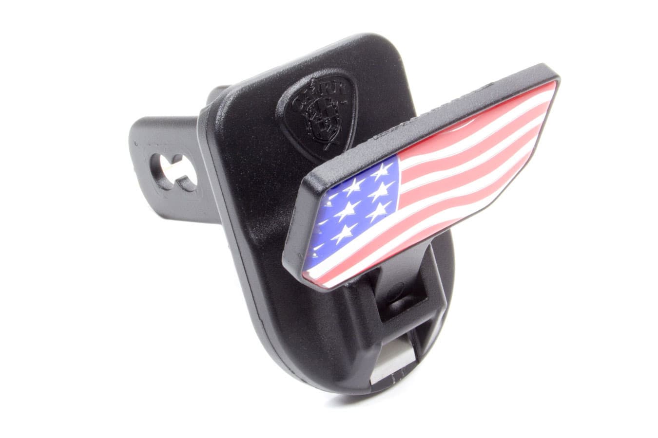 Carr CARR - 183032 - HD Universal Hitch Step; Fits 2 in. Receiver; Black; American Flag; Single