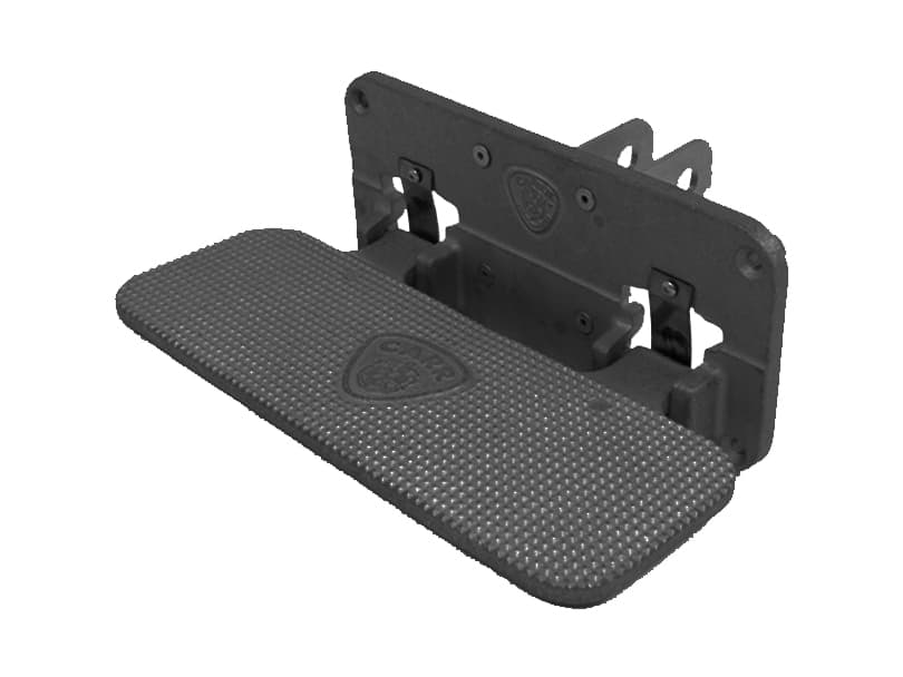 Carr CARR - 190011 - Mega Step; Hitch Mount; XP3 Black Powder Coat; Single