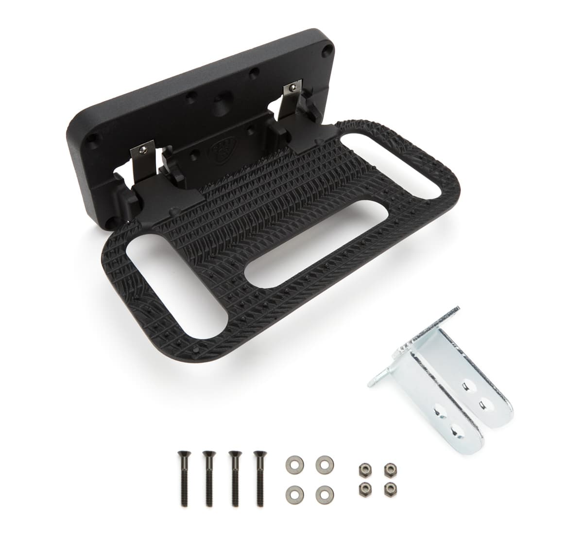 Carr CARR - 194011 - HD Mega Step Hitch Mount; Non LED Step Surface; XP3 Black; Single