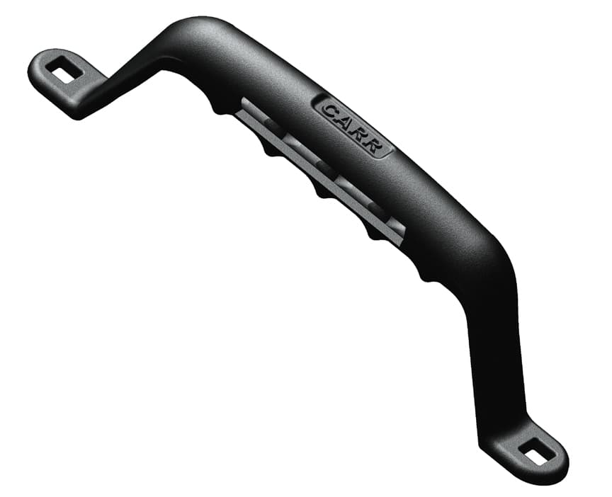 CARR - 200031 - 10 in. Grab Handle; Bolt On; Cast Aluminum; XP3 Black Powder Coat; Single
