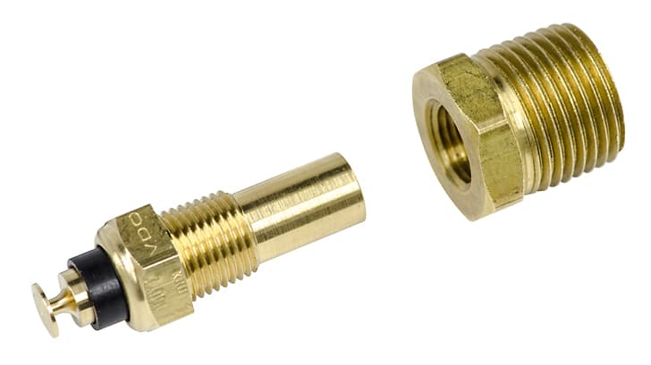 Dakota Digital TEMPERATURE SENSOR KIT 1/8IN NPT INCLUDES ADAPTORS FOR 1/4IN 3/8IN AND 1/2IN N