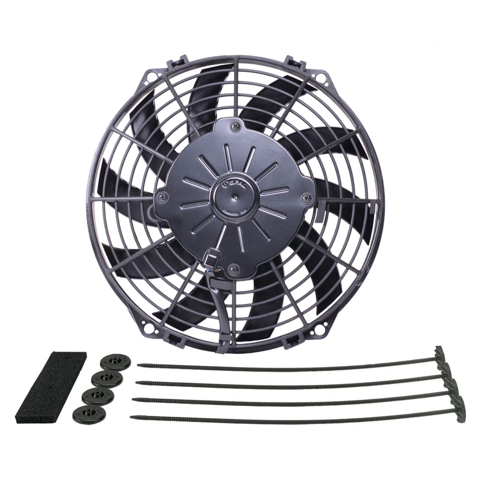 Derale 10 High Output Curved Blade Electric Puller Fan