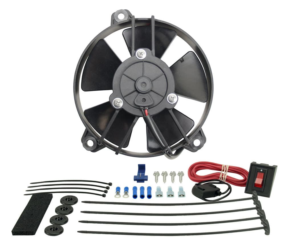 Derale 5 Tornado Electric Puller Fan, Premium Mounting Kit