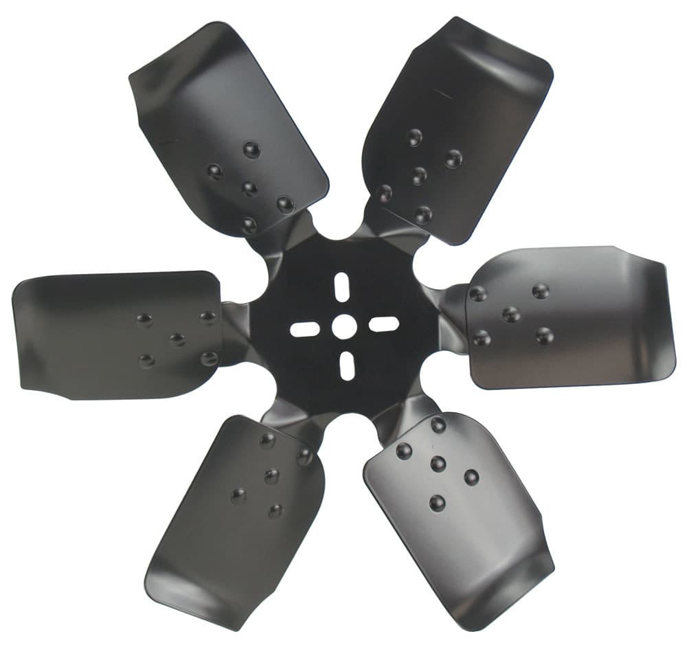 Derale 17 Standard Rotation Rigid Race Fan, Steel Blade