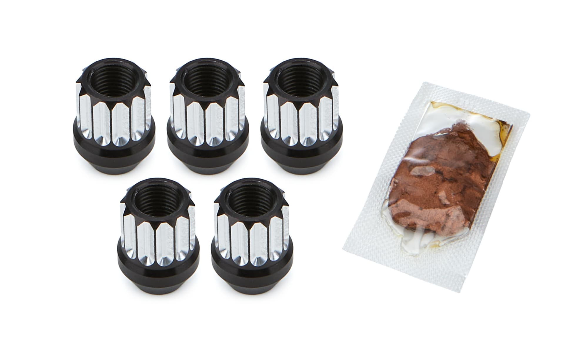 DRAG RACE SOLUTIONS Billet Aluminum 12pt Lug Nuts 14mm 5pk