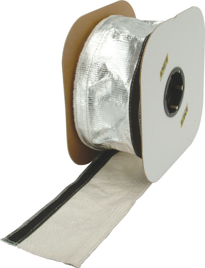 "Heat Shroud 1/2"" - 1-1/4"" ID x 3 ft Aluminized Slv-hook & Loop"
