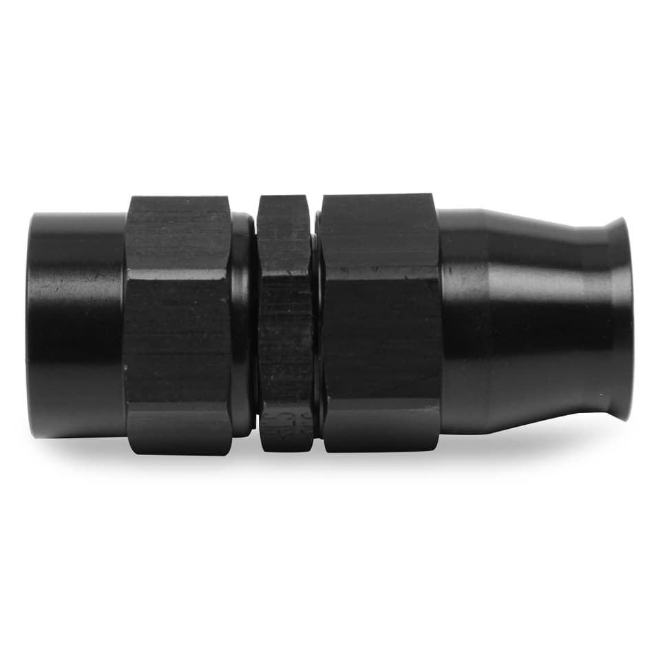 Earl's Performance #8 Ultra Pro Hose End Straight - Black