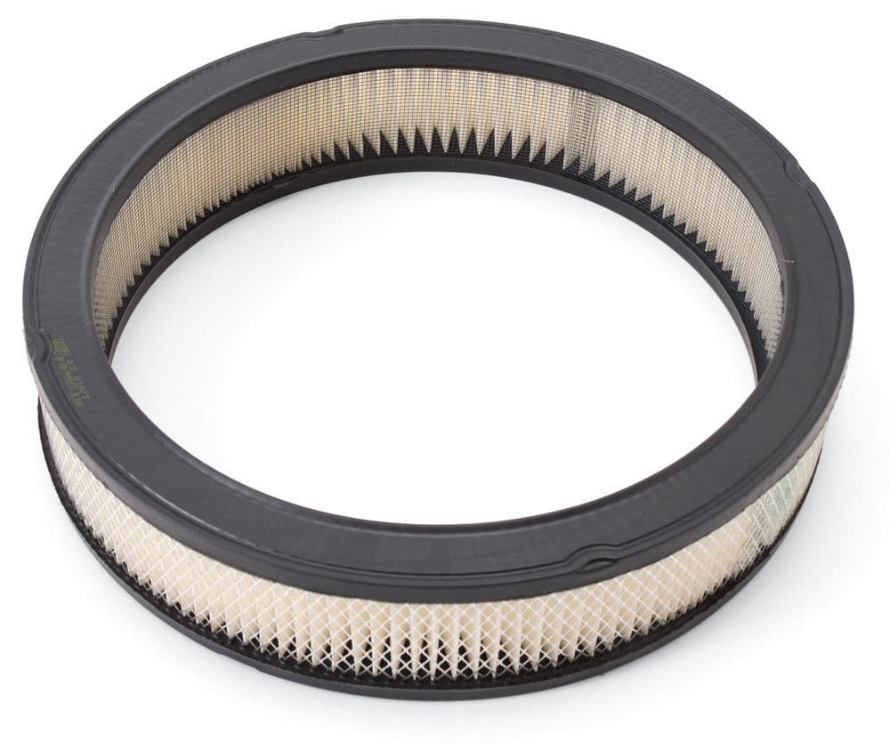 Edelbrock Edelbrock 1217 Replacement Paper Air Filter for Elite Series 14 Round Air Cleaners
