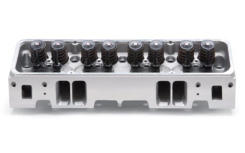 Edelbrock Cylinder Head, SB Chevrolet, Performer RPM, E-Tec 200, For Hydraulic Roller Cam. Complete (Ea)