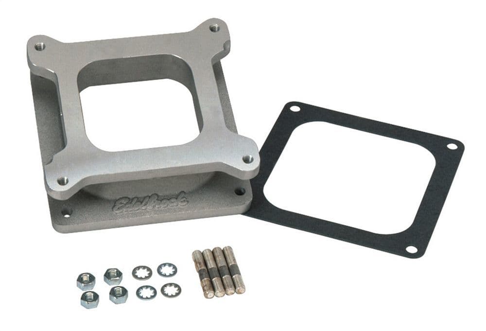 Edelbrock Edelbrock 8716 Carb Adapter #8716 4150 Standard-Flange Carb to 4500 Manifold Flange 2 in.