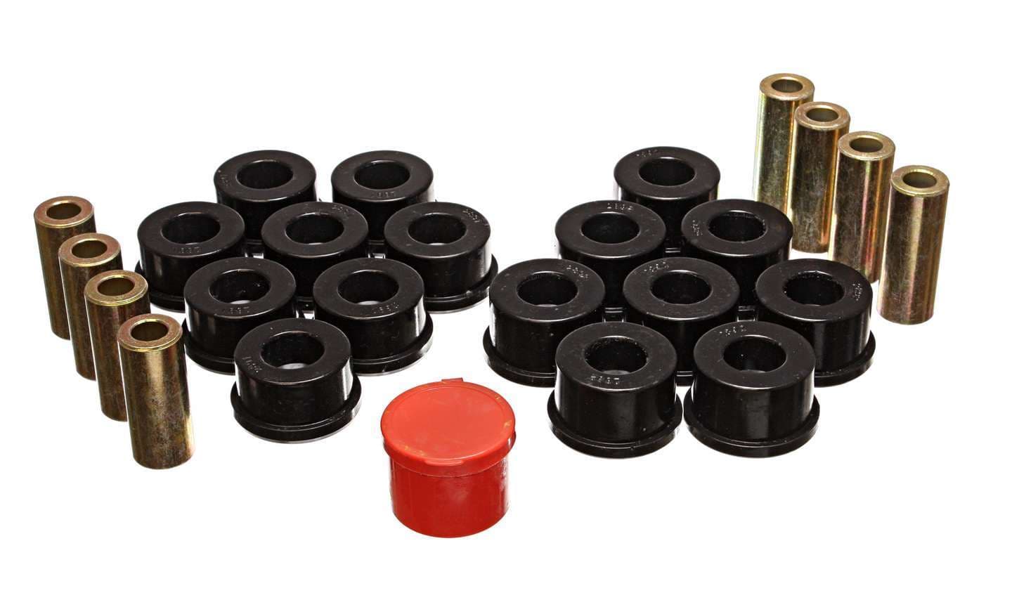 Energy Suspension REAR CONTROL ARM BUSHING SETBLKPERFORMANCE POLYURETHANE