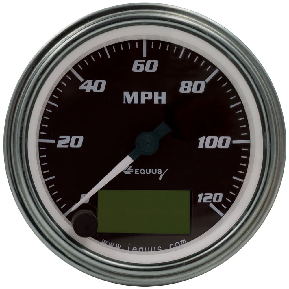 AutoMeter 3-3/8 Dia Speedometer 0-120 MPH Chrome Elec