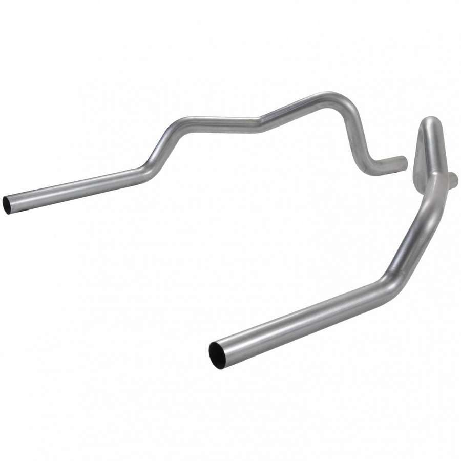 Flowmaster Tailpipes, 2.50" for 67-81 Chev. Camaro / Pontiac Firebird, 68-74 Chev. Nova, 16 Gauge Aluminized Steel: 1 pr