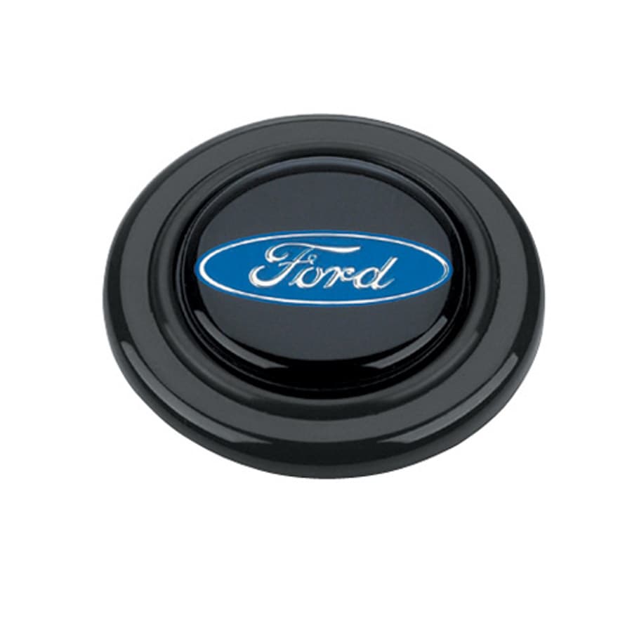 Grant Ford Licensed Horn Button; Black Plastic; Ford®; Signature Wheels;