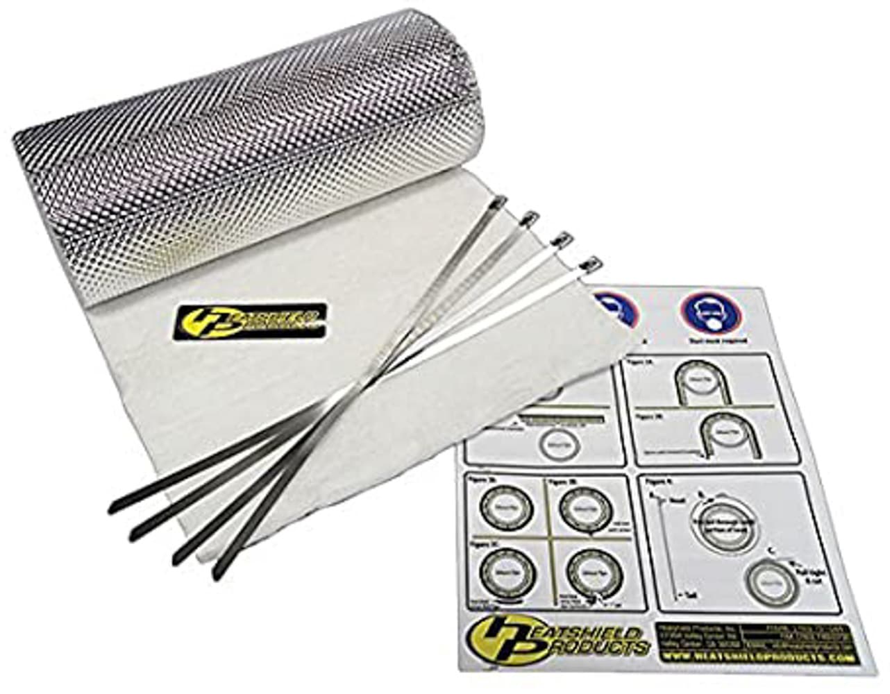 Heatshield Products Heatshield Products 176005 - Armor Kit 1/2 thk x 1 x 5 ft w/ties