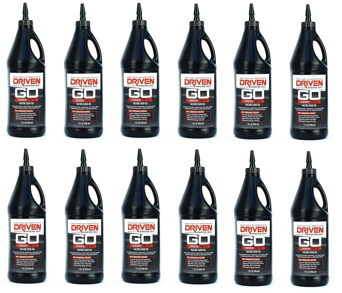 Driven Racing Oil 75W110 Synthetic Gear Oil Case 12 x 1 Quart