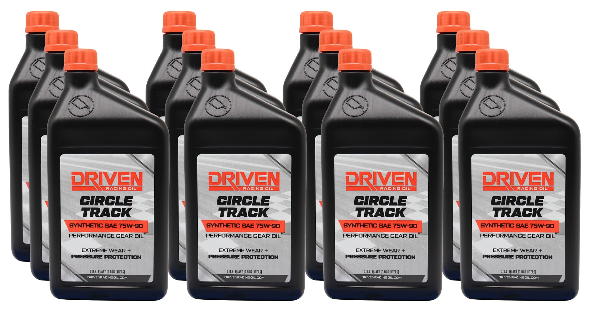 Driven Racing Oil Syn 75W90 Gear Oil Case 12/Qt