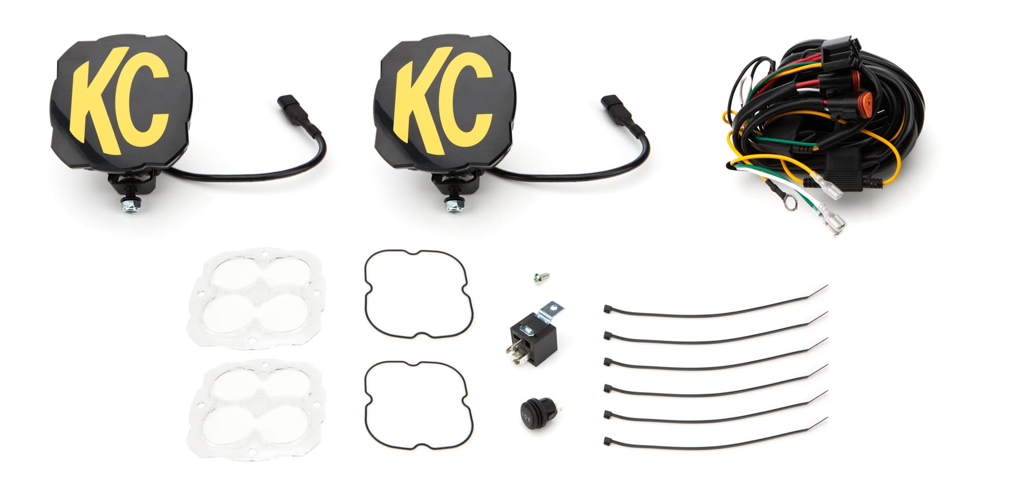 KC HiLiTES 289 KC FLEX ERA 4 LED 5in 2-Light System Master Kit