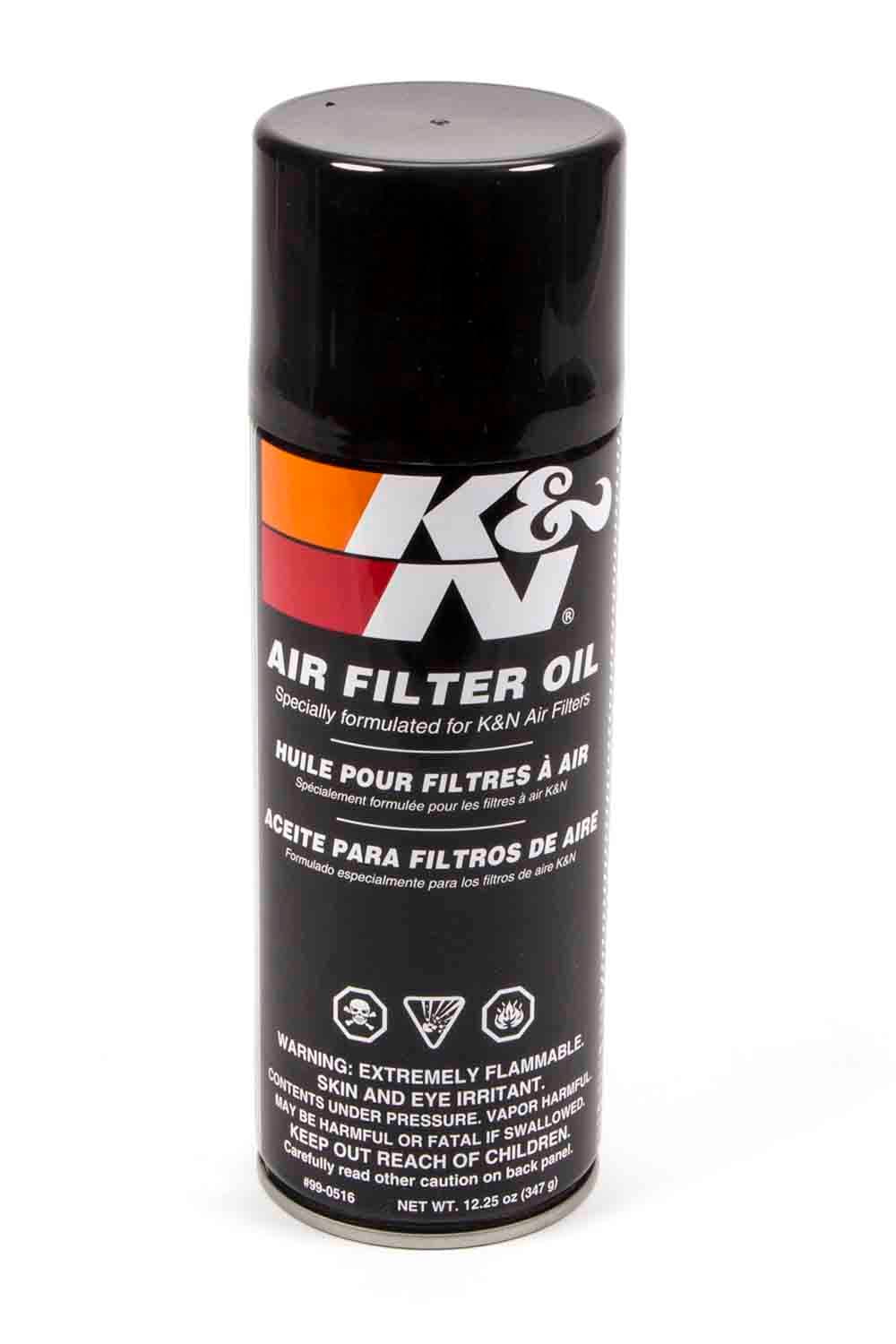 K&N FILTER OIL; 12.25 OZ AEROSOL SPRAY Air Filter Oil - 12.25oz - Aerosol