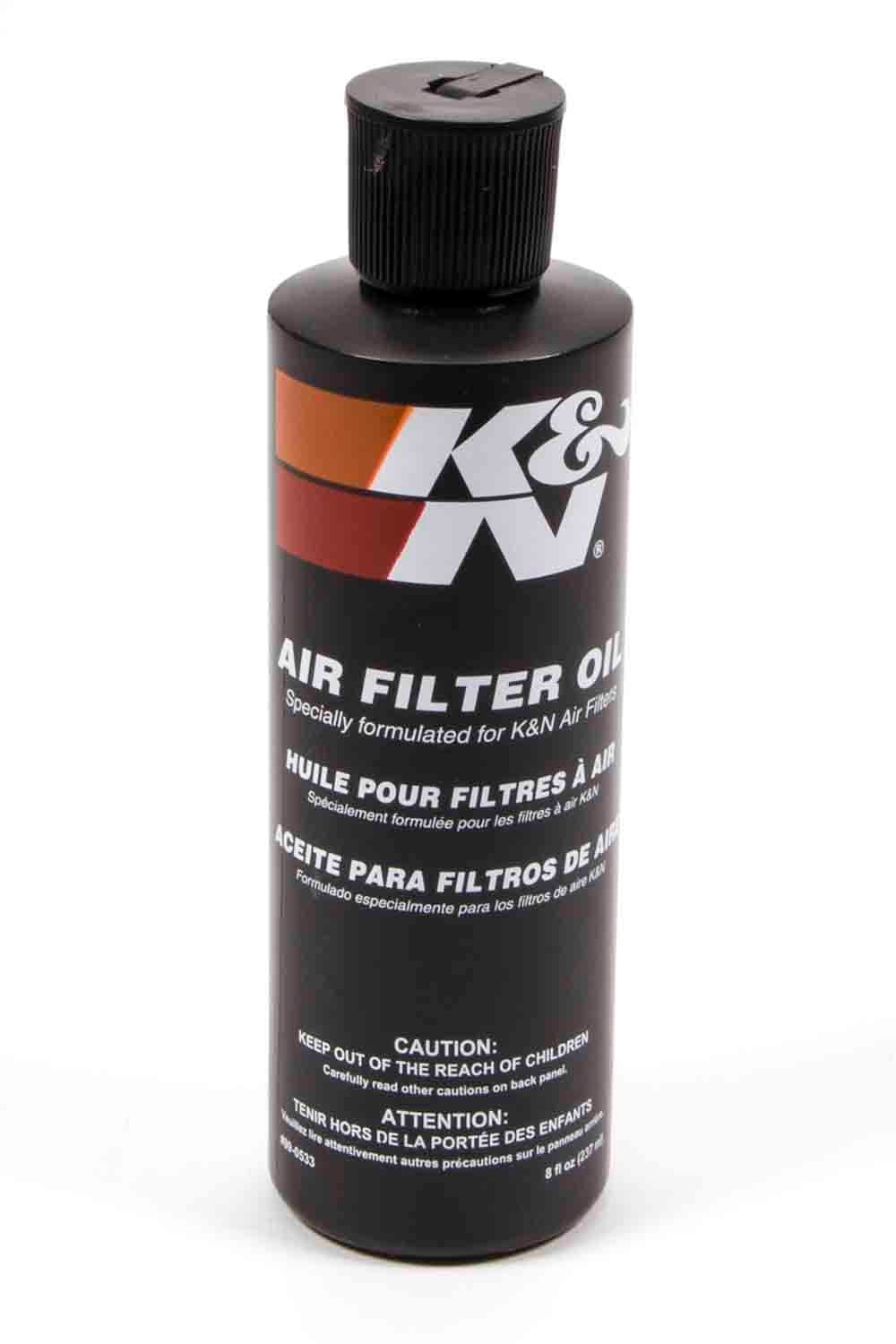 K&N FILTER OIL; 8 OZ SQUEEZE BOTTLE Air Filter Oil - 8oz Squeeze