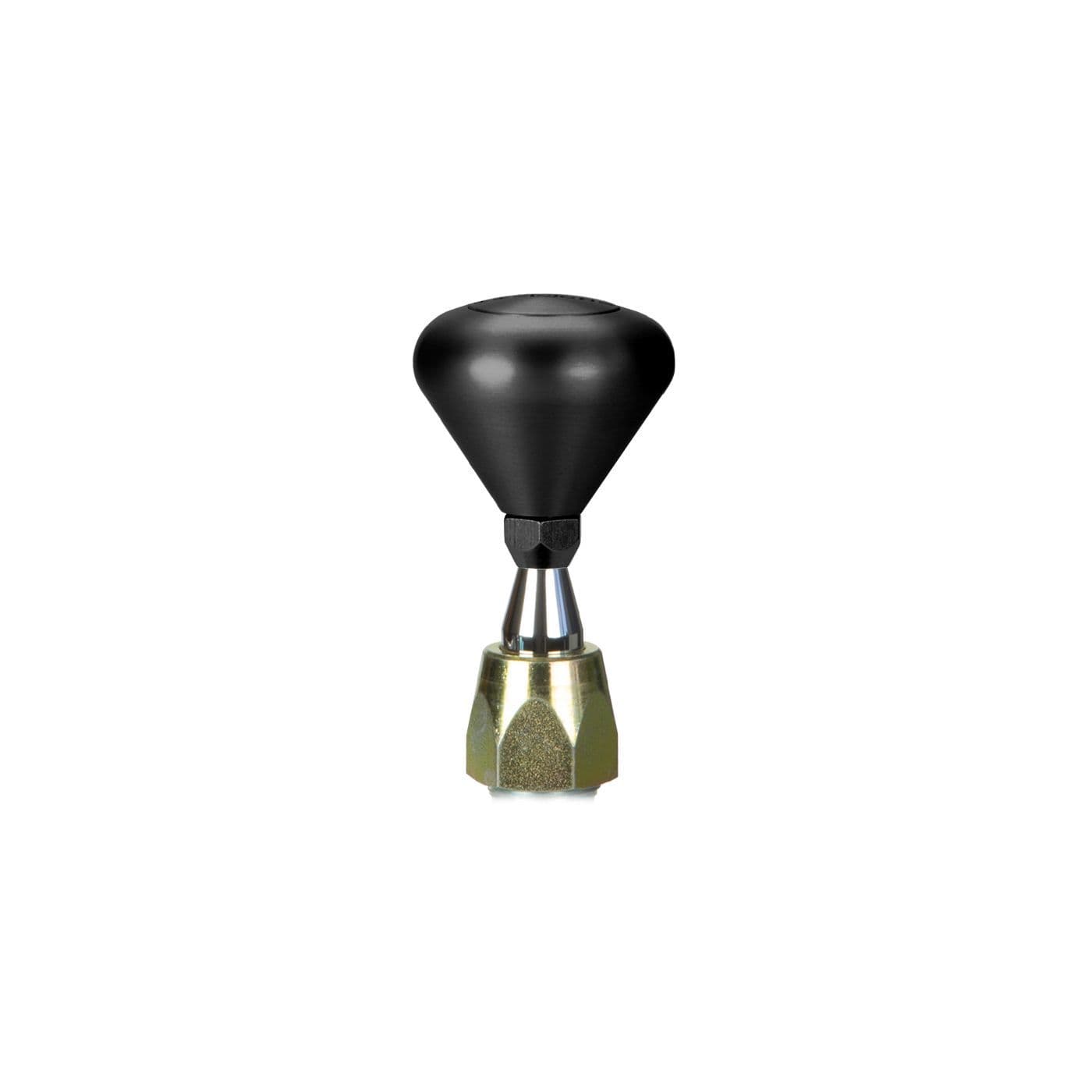 Lokar ES SHIFTER GM 6L80 CHROME 4IN STRAIGHT LEVER MUSHROOM BLACK KNOB