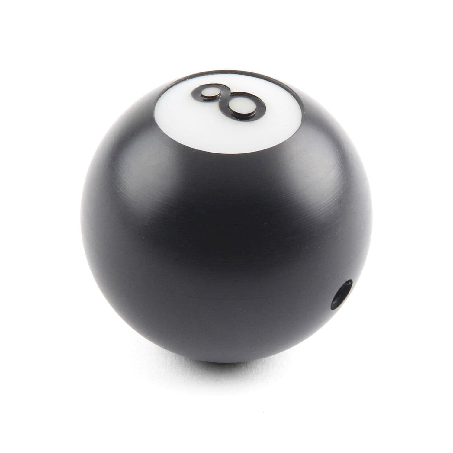 Lokar Auto Transmission Shifter Knob; For Lokar Shifters Only; Plain Button; Billet Aluminum; 8 Ball;