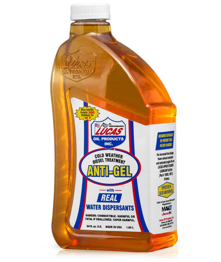 Lucas Oil Products ANTIGEL COLD WEATHER DIESEL FUEL TREATMENT 1/2 GALLON CASE OF 6